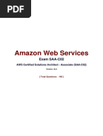 Examen de Certificación AWS Arquitecto de Soluciones SAA-C02 Octubre2021