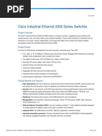 Cisco Industrial Ethernet 2000 Series Switches: Product Overview