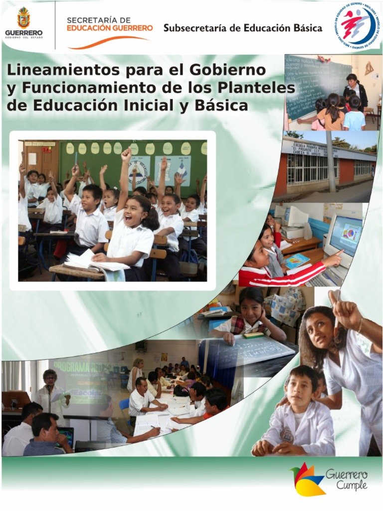 Lineamientos de Planteles Agosto 2012 | PDF | Educación de la primera ...