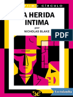 La Herida Intima - Nicholas Blake