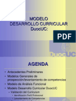 Modelo Desarrollo Curricular Duoc Uc Ano 2006