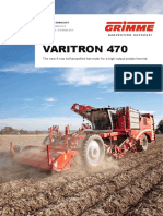 Varitron 470: The New 4-Row Self-Propelled Harvester For A High-Output Potato Harvest