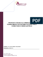 Sistema Fotovoltaico para Geração de Energia Solar