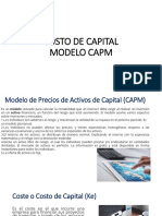 Costo de Capital - Modelo Capm