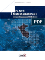 Perú 2050 Tendencias Nacionales Con El Impacto de La COVID-19 PDF