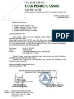 Surat Instruksi Pembagian Tajil Dan Masker