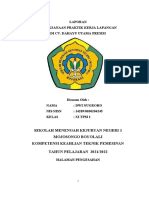 Laporan PKL CV - Dahayu Utama Presisi