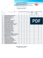 List of GRADE 9 PLATINUM