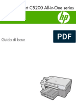 HP Photosmart C5200 All-in-One Series: Guida Di Base