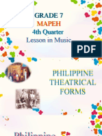 Grade 7 (Q4) Music (PHL. Theater)