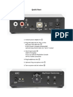 Quick Start Guide for ARC DAC & Amp