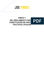 Anexo 1 Del Reglamento-Estatutos Asociación Civil