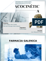 Farmacocinética (Introducción A La Farmacocinética, Farmacia Galénica, Formas Farmacéuticas y Ensayos Clínicos Farmacológicos)