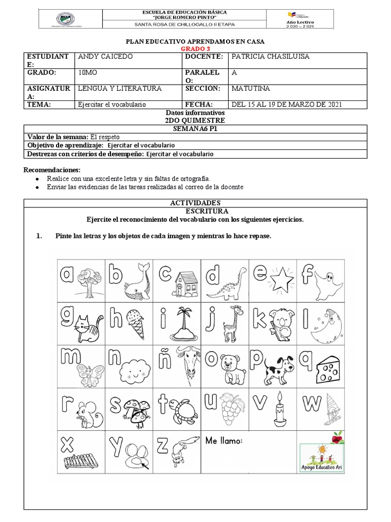Actividades de NEE | PDF