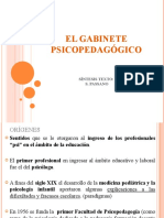 EL GABINETE Psicopedagógico