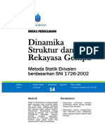 Topik 14 - SNI 2002 Metoda Statik Ekivalen