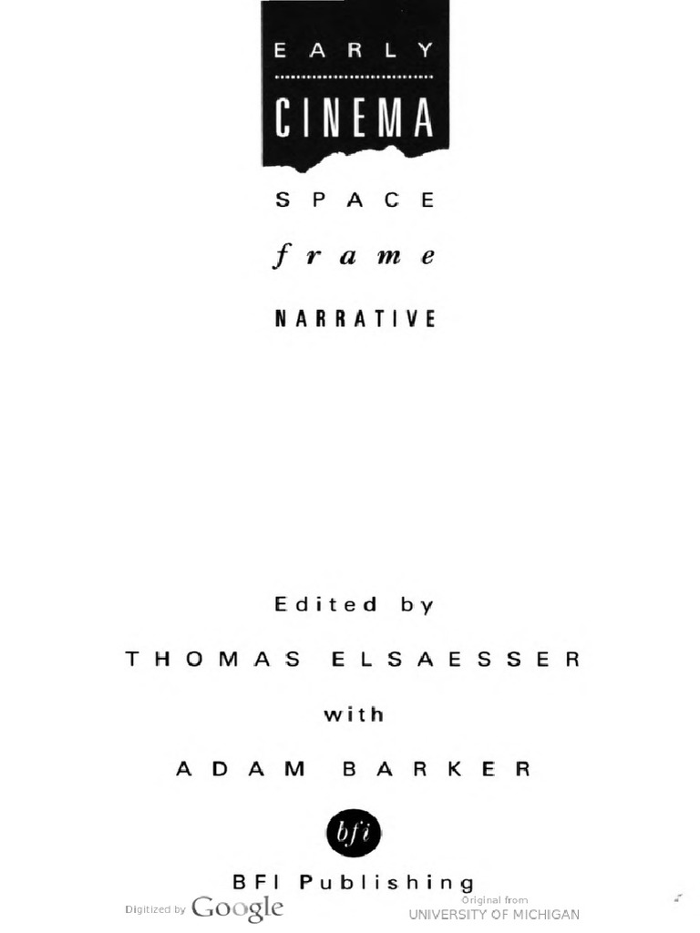 Ebin - Pub Early Cinema Space Frame Narrative, PDF, Causality