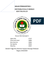 MAKALAH PENGAUDITAN 1 Mempertimbangkan Risiko Kecurangan