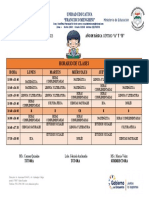 Horario de Clases Séptimo