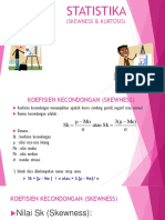 Pertemuan 004 - Statistika SI - Skewness Dan Kurtosis