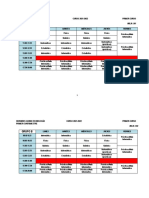 Horarios Grado en Biologia 1