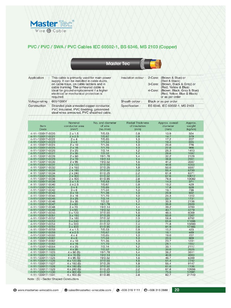 Master Tec Catalogue Pdf