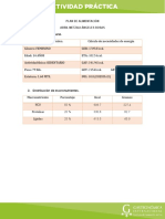 Plan de Alimentación Abril Metzali 3°b