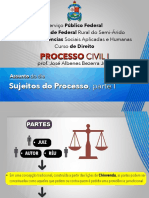 Processo_Civil_II_-_Sujeitos_do_Processo_Parte_I