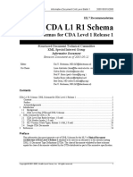 CDA L1 R1 Schema: XML Schemas For CDA Level 1 Release 1