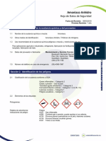 HDS Hoja de Seguridad Amoniaco 2