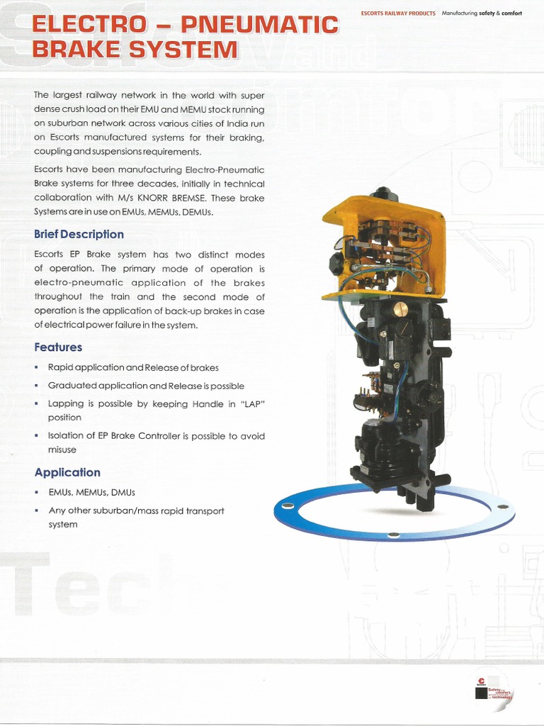 katalogESC Electro Pneumatic Brake System PDF