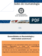 Clase Generalidades Reumatología, Artrosis, Espondiloartrosis Clase 3 Unidad 2