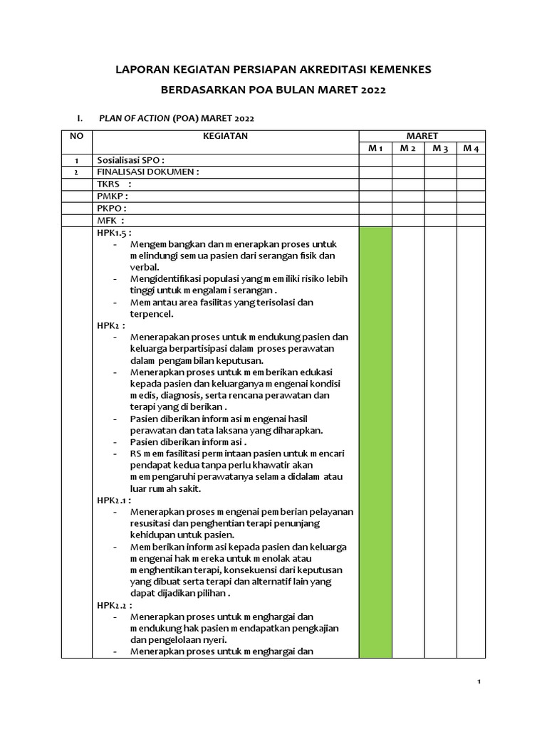 Contoh Poa | PDF