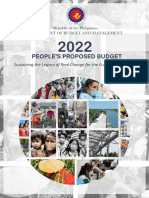 2022 Peoples Proposed Budget