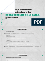 Deberes y Derechos Concernientes A La Recuperacion de La Salud Personal