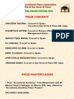 Prize Concerts: 8th International Piano Competition "Città Di San Donà Di Piave"
