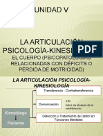 Articulación Psicología - Kinesiología