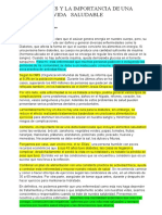 La Diabetes y La Importancia de Una Vida Saludable 1