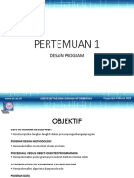 Pertemuan 1: Desain Program