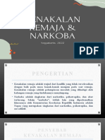 Kenakalan Remaja & Narkoba