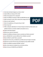 MySQL Question Bank: SQL Commands, Joins, Aggregate Functions