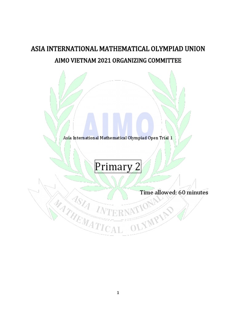 Aimo 2.1 | PDF | Area | Elementary Geometry