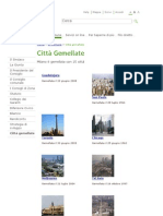 Comune di Milano - Città Gemellate