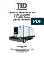 Operation, Maintenance and Parts Manual For GPU-4000 Series Ground Power Unit