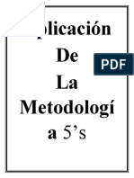 Aplicacion de La Metodologia 5 S