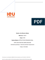 Actividad de Aprendizaje 1. Elementos Del Dise o Organizacional PDF