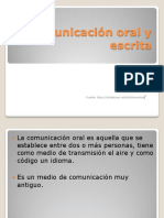 Comunicación Oral y Escrita PDF TX