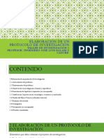 Elaboración de Un Protocolo de Investigación