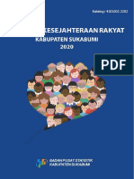 Statistik Kesejahteraan Rakyat Kabupaten Sukabumi 2020