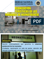 ESTRUCTURA Y ORGANIZACION DE LA UNIDAD NEONATAL 2020-I